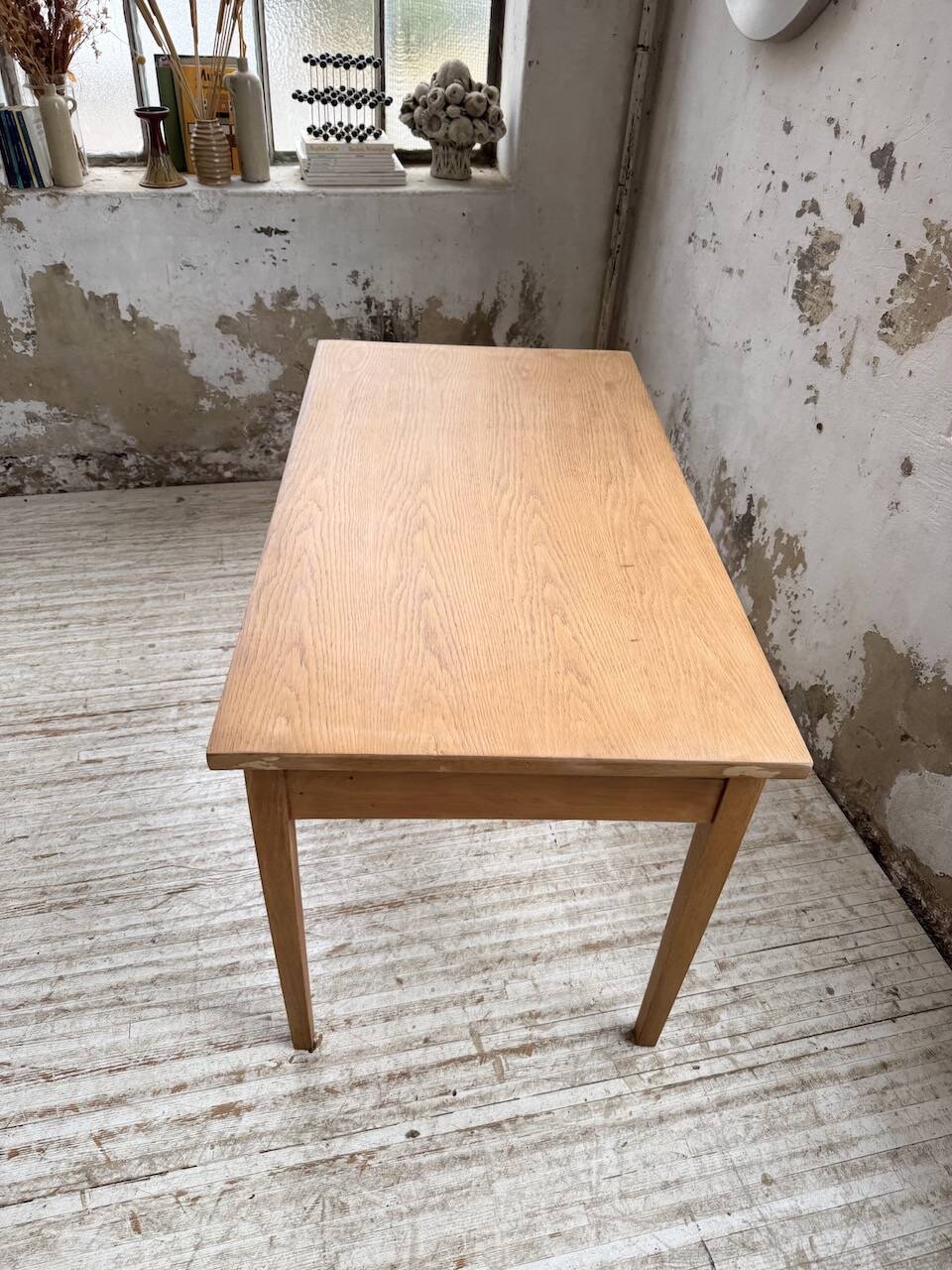 Oak veneer desk 1950