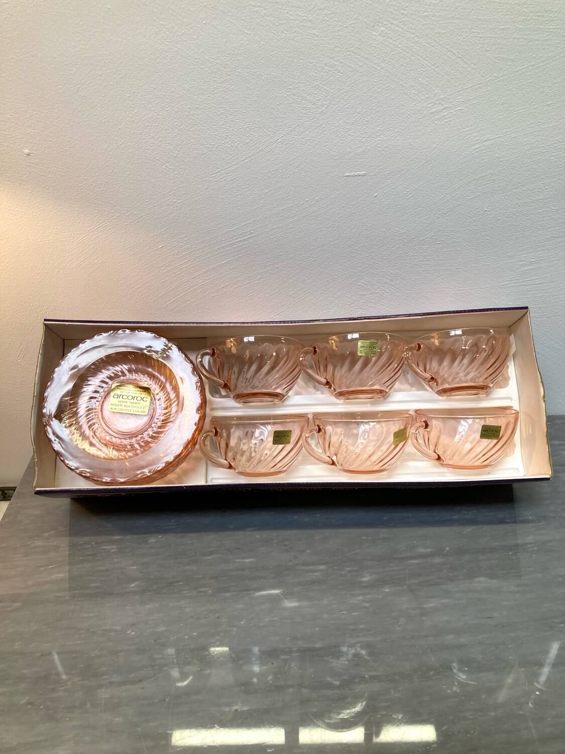 Rosaline arcoroc cups