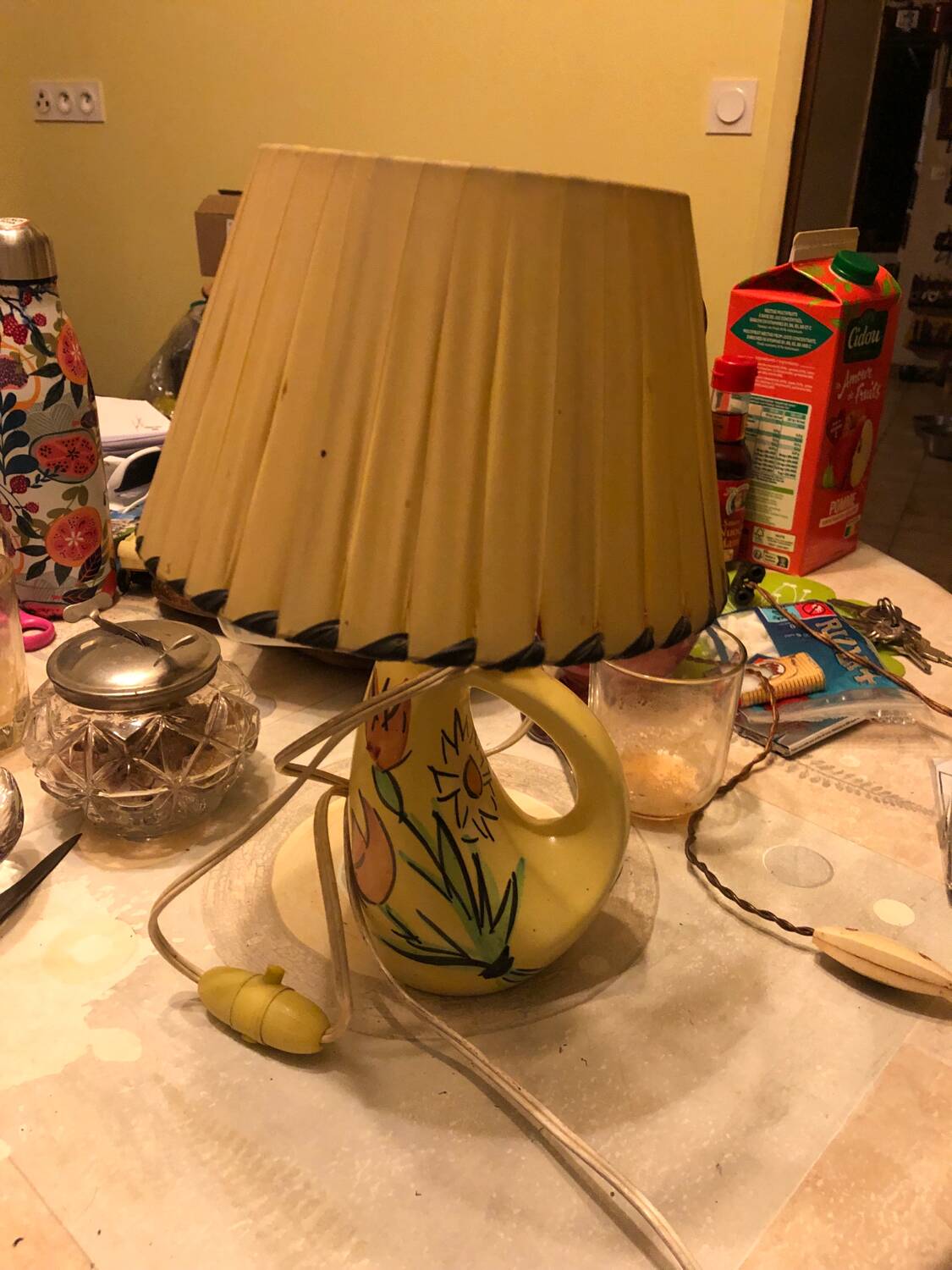 Vintage ceramic lamp