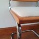Chaise b32 Marcel Breuer en tissu bouclette fine