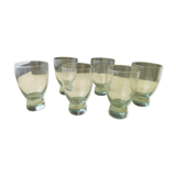 Set of 6 glasses Scandinavian Style 140 ml 70s