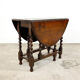 Antique Gateleg drop leaf table with barley twist legs