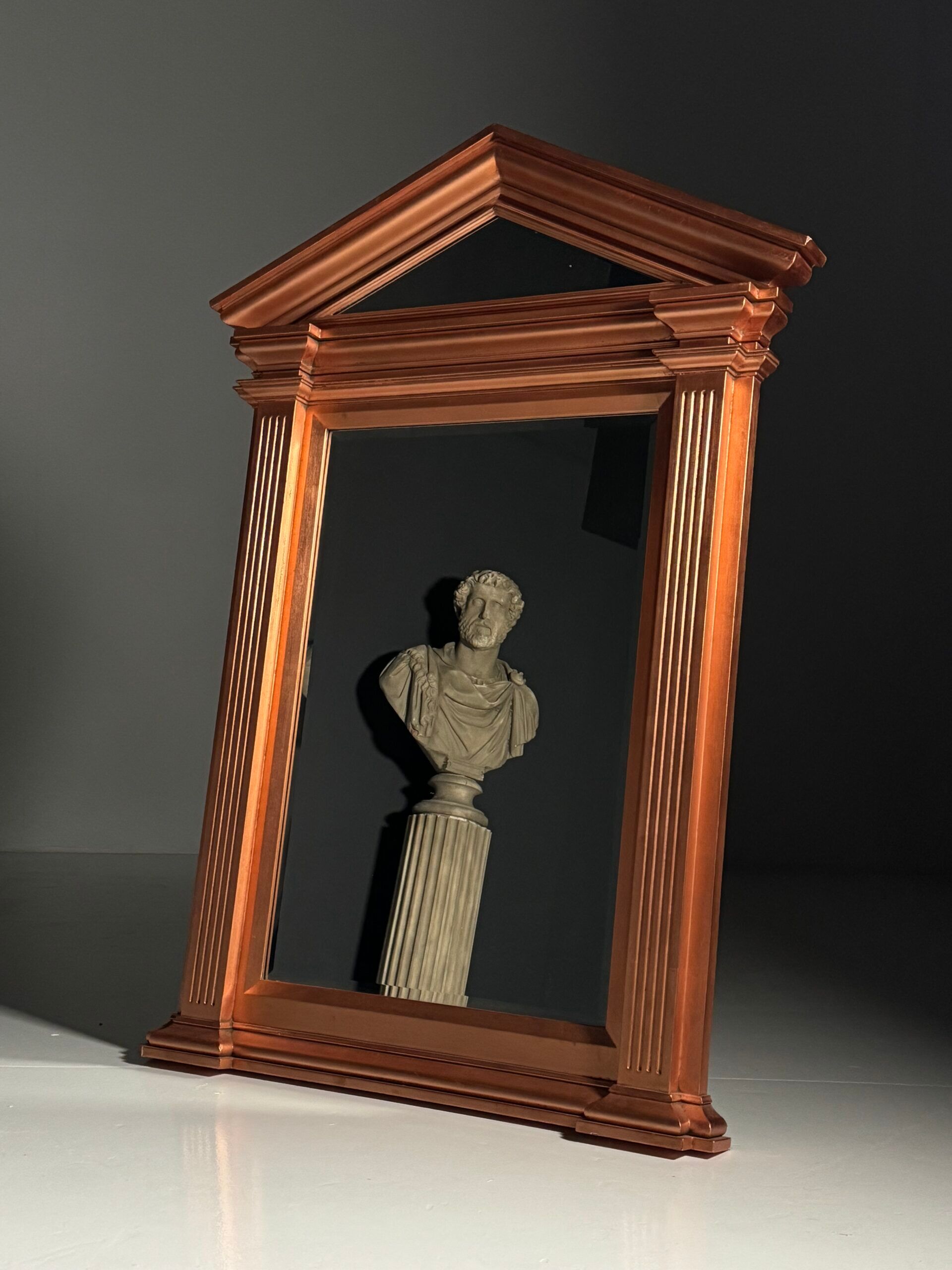 Neoclassical mirror copper colour