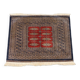 Square Rug in Red and Blue – 105x98 cm
