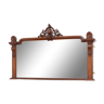 Victorian mahogany overmantel mirror - 75x121cm
