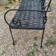 Beau banc de jardin en fer ancien