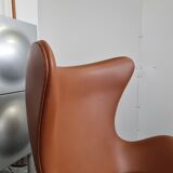 Pair of Arne Jacobsen Egg chairs by Fritz Hansen