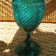 Ensemble de 7 verres de couleur à pointe de diamants