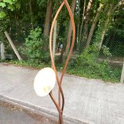 Lampadaire halogène vintage en cuivre à bras tressés édité par Massive