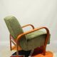 Fauteuil lounge art déco Kozelka & Kropacek avec revêtement jacquard