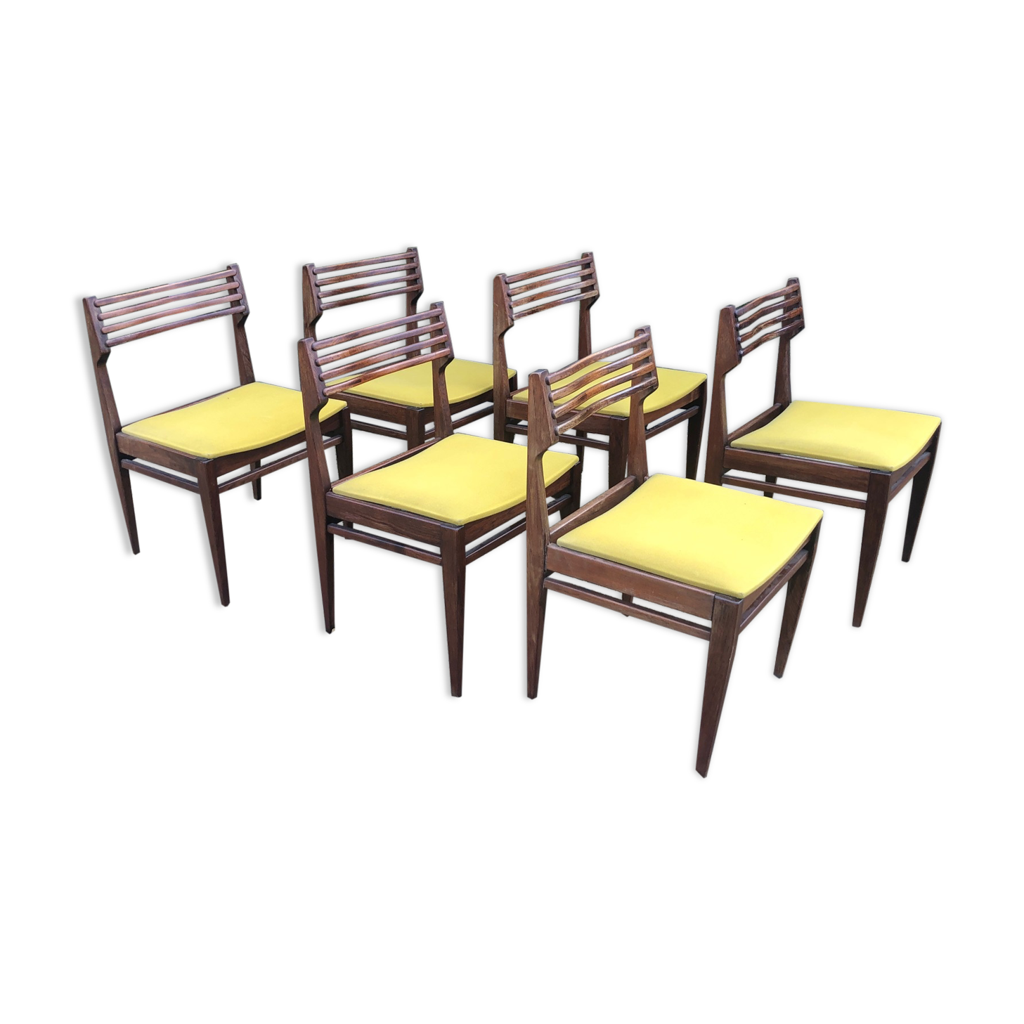 6 Scandinavian chairs 60s