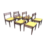 6 Scandinavian chairs 60s