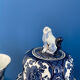 Fireplace trim vase delft made for royal sphinx by boch