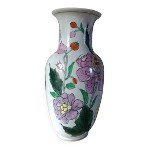 Vase chinois peint à - main