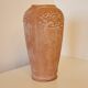 Terracotta vase sunflower decoration 1910, art nouveau