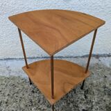 Pair of Corner Shelves 60/70 Vintage Design Console Table