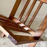 Vintage geometric magazine rack