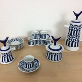 Coffee or tea service Sargadelos porcelain 6 cups