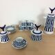 Coffee or tea service Sargadelos porcelain 6 cups