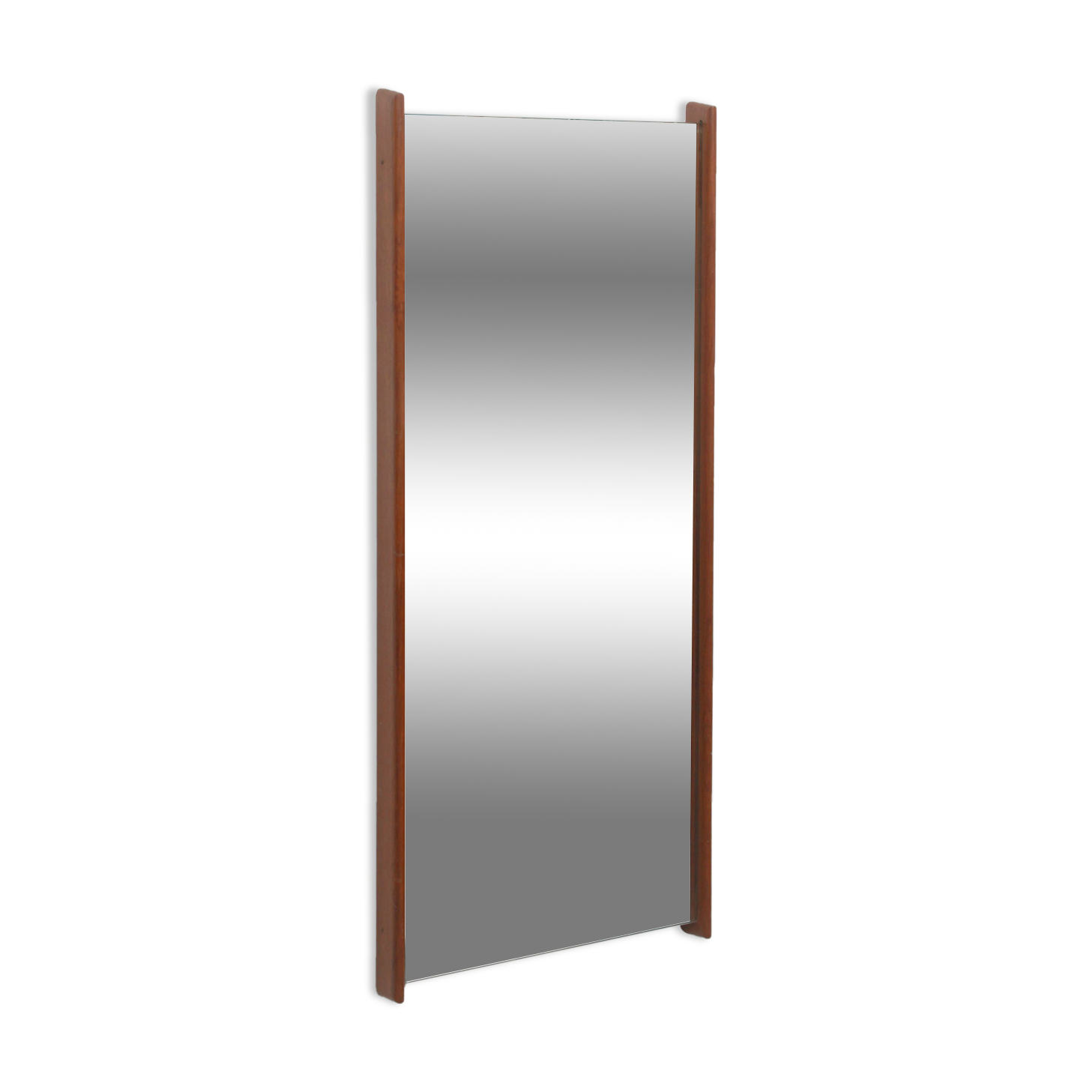 Miroir des années 1960 en teck