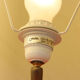 Lampe de bureau en céramique de lampes d'Albret, France, 1990