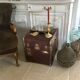 Wooden hat trunk