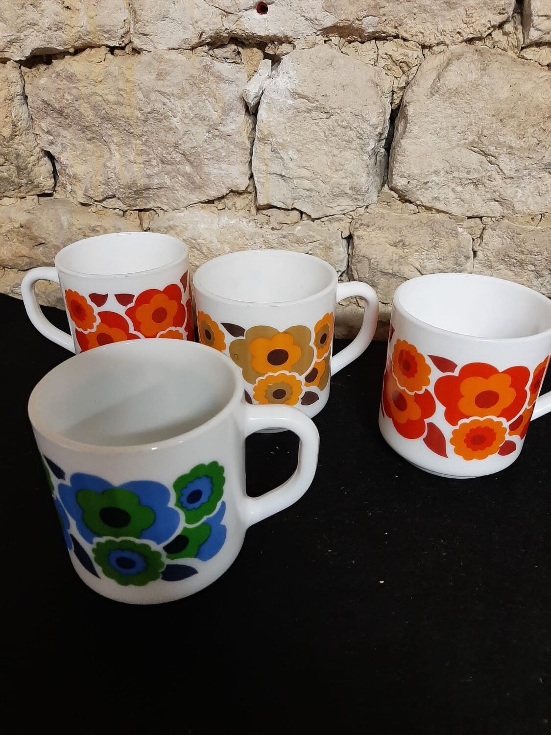 Vintage Arcopal Mugs