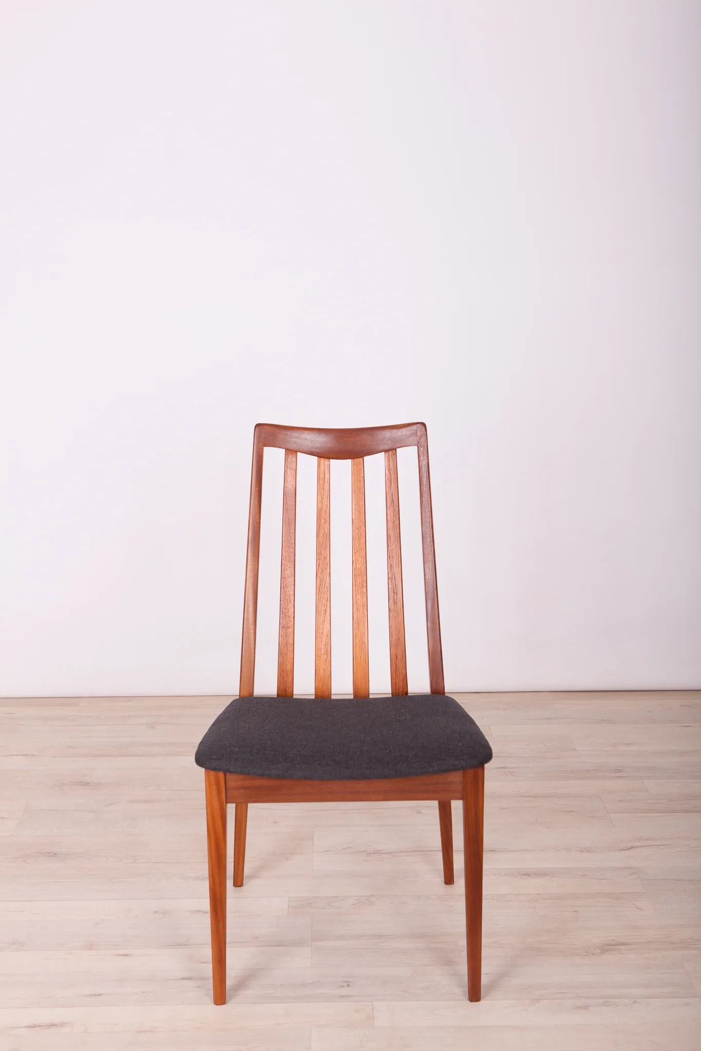 Chaises de salle à manger en tissu et teck par Leslie Dandy pour G-Plan, années 1960, ensemble de 6