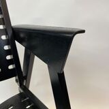 Chaise pliante slovène Rex Plywood pour Stol années 1950 en noir