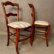 Pair of Elegant Walnut Chairs