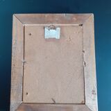 Small painting "Building on the edge of the torrent"