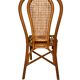 Vintage rattan chair with cane back - Bohemian style