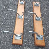 Set of two vintage coat racks