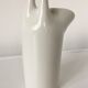 Zoomorphic vase made of a white porcelain inhaler