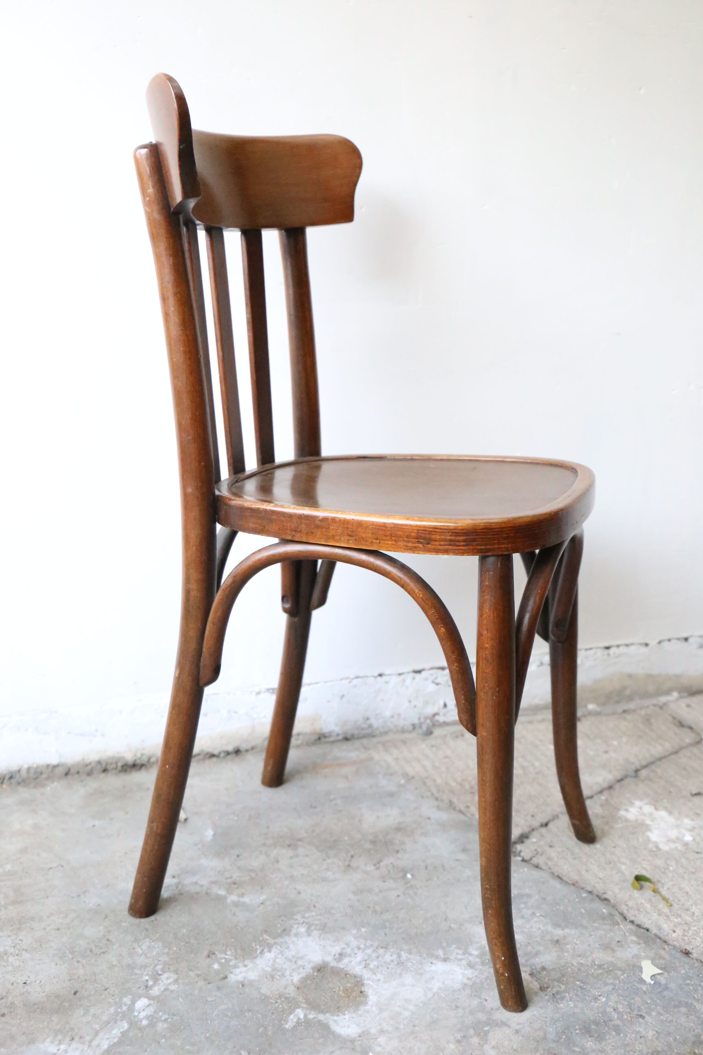 Bistro chair, wood, Mahieu