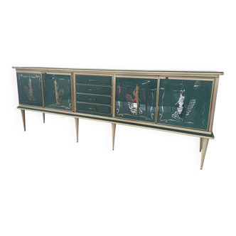 Umberto Mascagni for Harrods London — Grand buffet with mirror