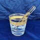 Ice bucket, crystal and gilding, Baccarat
