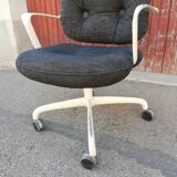 Armchair on wheels by Morrison & Hannah edition Knoll
