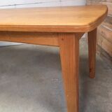 Table to eat solid blond oak oblong shape