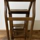 Stool transforming into a step ladder.