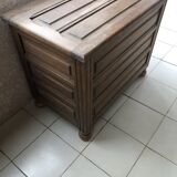 Large antique wooden chest