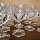 12 crystal water glasses Chaumont model