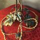 lampe fer forger 1900 a 20 ;art nouveau interupteur changer ,elec  cablage