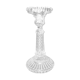 Old candlestick in molded glass of Portieux
