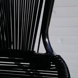 Series 4 chairs black scoubidou