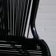 Series 4 chairs black scoubidou