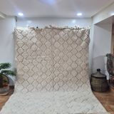 Handmade wool Berber rug 300X200 cm