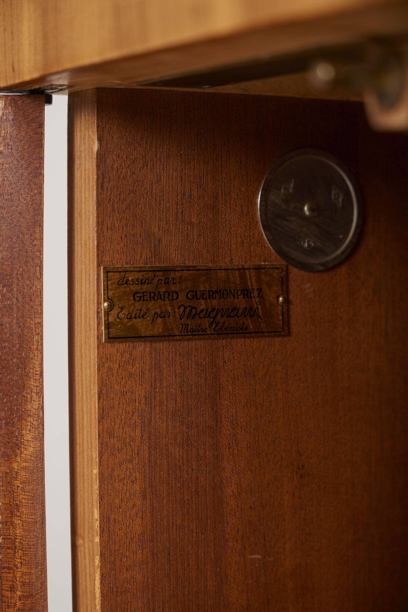 Gérard Guermonprez wooden sideboard