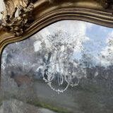 Louis XV mirror, early 19th century, restored.