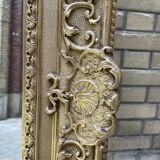Large gilded Napoleon III mirror – late 19th century – restored, new glass